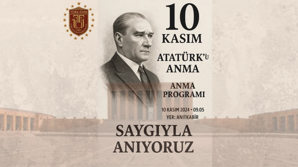                                                                                                       10 Kasım – Atatürk’ü Anma Günü
                                                                                                      