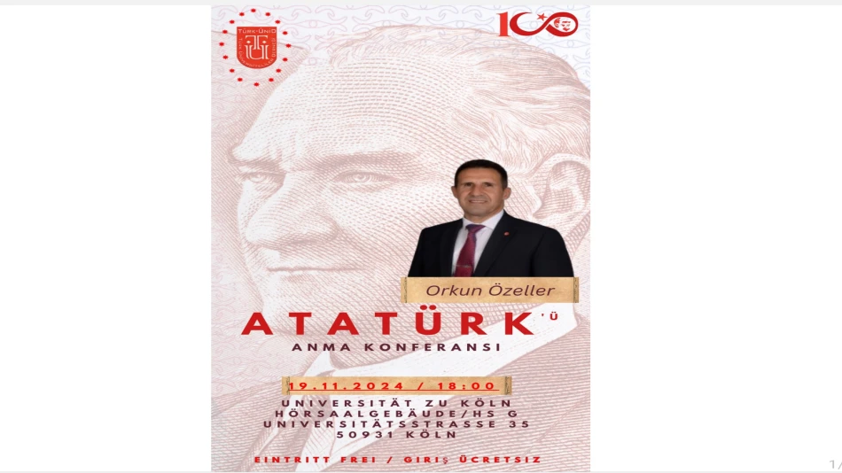                                                                                 19.11.2024 Orkun Özeller ile Atatürk'ü Anıyoruz
                                                                                
